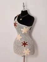 Starfish Crochet Mini Dress - Image 4