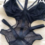 Cut Out Mesh Bodysuit - Image 4