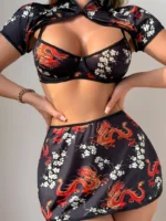 Dragon Print Skirt Set - Image 6