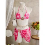 Tie Dye Halter Bikini Set - Image 8