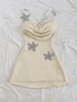 Starfish Halter Mini Dress - Image 3