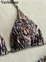 Leopard Sarong Halter Bikini - Image 6