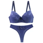Padded Lace Bra Set - Image 6