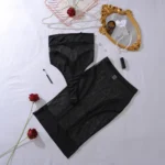 Sheer Bodycon Dress Set - Image 5