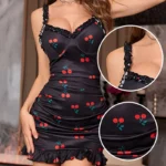 Cherry Charm Mini Nightdress - Image 4