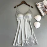 Silk Lace Nightdress - Image 8