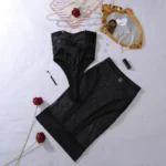 Sheer Bodycon Dress Set - Image 4