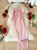 Lace Satin Nightgown - Image 8