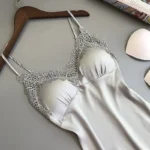 Silk Lace Nightdress - Image 3