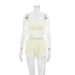 Knit Shorts Pajama Set - Image 4