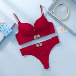 Striped Bra Panty Set - Image 4