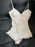 Floral Lace Bodysuit - Image 6