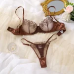 Daisy Embroidery Bra Set - Image 2