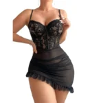 Lace Corset Nightdress Set - Image 2