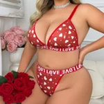 Love Print Bra Set - Image 7