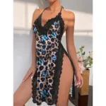 Leopard Slit Nightgown - Image 2
