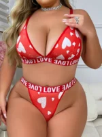 Love Print Bra Set - Image 5
