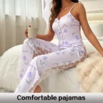 Lavender Lace Pajama Set - Image 4
