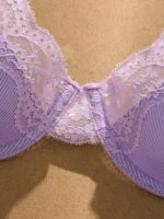 Purple Lace Bra Set - Image 4