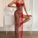 Leopard Lace Nightdress for Bold Romantic Styling - Image 5