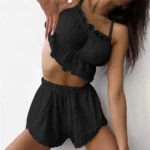 Knit Shorts Pajama Set - Image 8