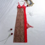 Leopard Lace Nightdress for Bold Romantic Styling - Image 7