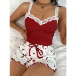 Floral Cami Pajama Set - Image 5