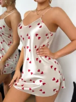 Heart Print Nightdress - Image 4