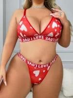 Love Print Bra Set - Image 4