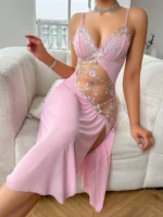 Pink Floral Nightdress - Image 5