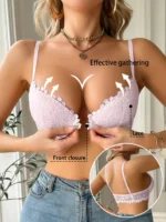 Front Closure Lace Bra - Image 11