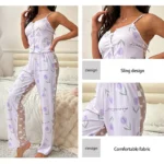 Lavender Lace Pajama Set - Image 5