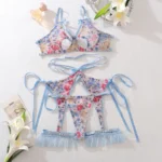 Floral Garter Lingerie - Image 4