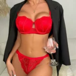 Lace Underwire Set - Image 5