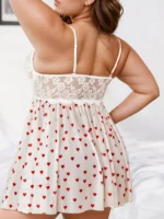 Heart Mesh Babydoll - Image 2