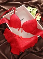 Bow Lace Bra Set - Image 2