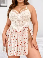 Heart Mesh Babydoll - Image 4