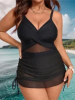 Ruched Swimdress Set - Image 3