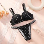 Polka Dot Bra Set - Image 2