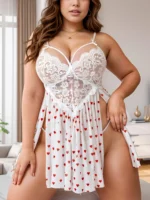 Heart Mesh Babydoll - Image 6