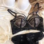 Hollow Lace Bra Set - Image 4
