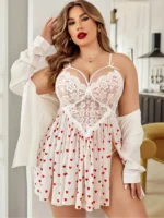 Heart Mesh Babydoll - Image 3