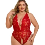 Blue Lace Bodysuit - Image 8