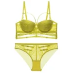 Hollow Lace Bra Set - Image 8