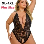 Blue Lace Bodysuit - Image 2