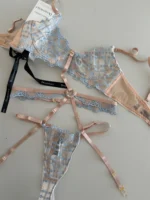 Patchwork Lace Bra Set - Image 5