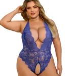 Blue Lace Bodysuit - Image 9