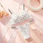 Polka Dot Bra Set - Image 3