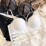 Hollow Lace Bra Set - Image 2