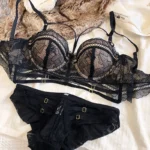Hollow Lace Bra Set - Image 6